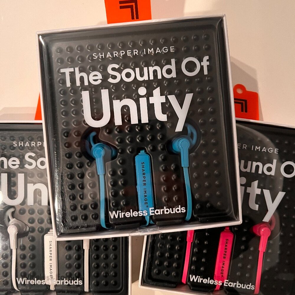 Headphones - 3 Sets of Sharper‎ Image Wireless Earbuds (new) (home/x)